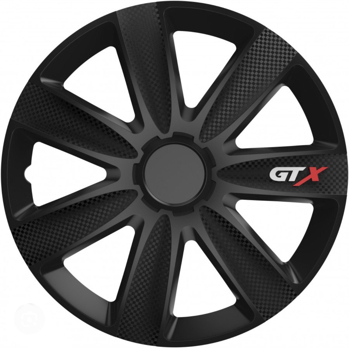 GTX Carbon 4 wieldoppen zwart 17 inch, Auto diversen, Ophalen of Verzenden, Nieuw