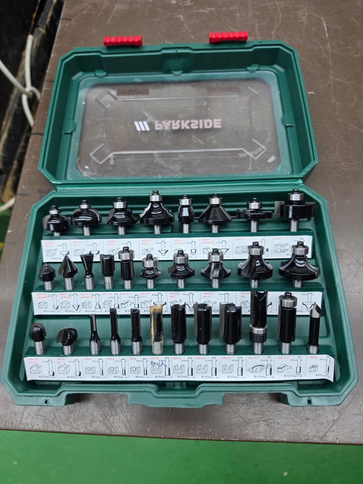 Setje van 30 bovenfrezen 6mm as, Ophalen of Verzenden, Nieuw