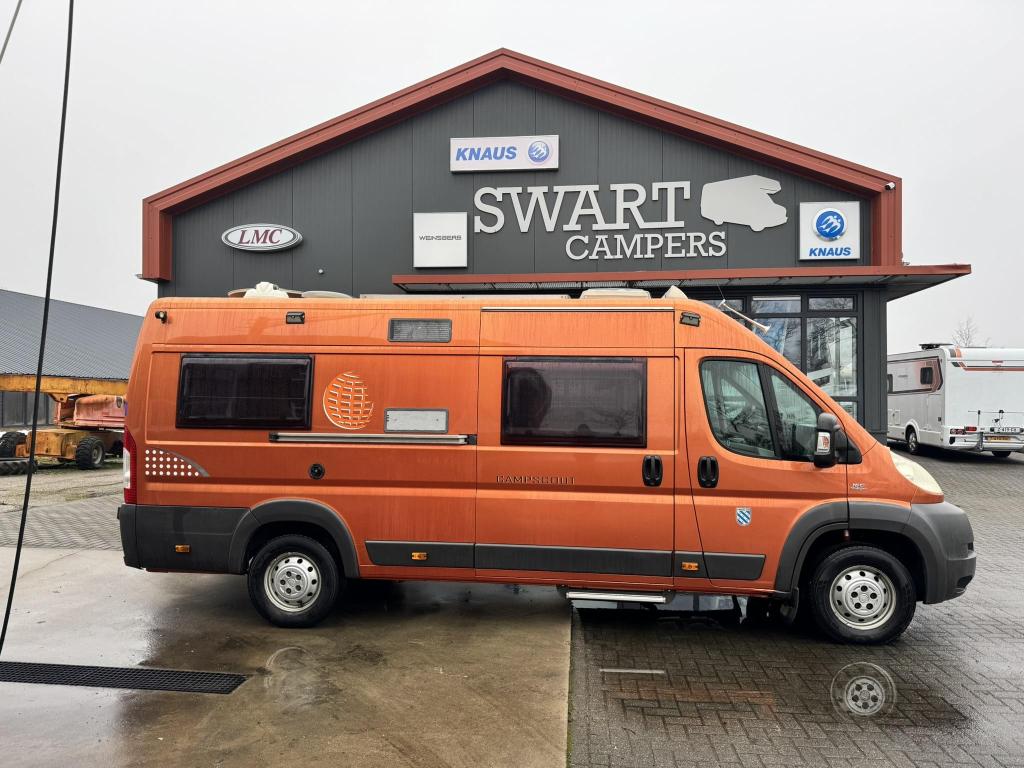 Globecar Campscout buscamper Automaat Ducato 160 pk maxi, Caravans en Kamperen, Tot en met 2, Bedrijf, Diesel, Bestuurdersdeur