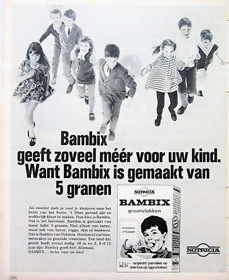 15 vintage advertenties Nutricia 1969-81 Bambix Olvarit, Ophalen of Verzenden, Overige typen