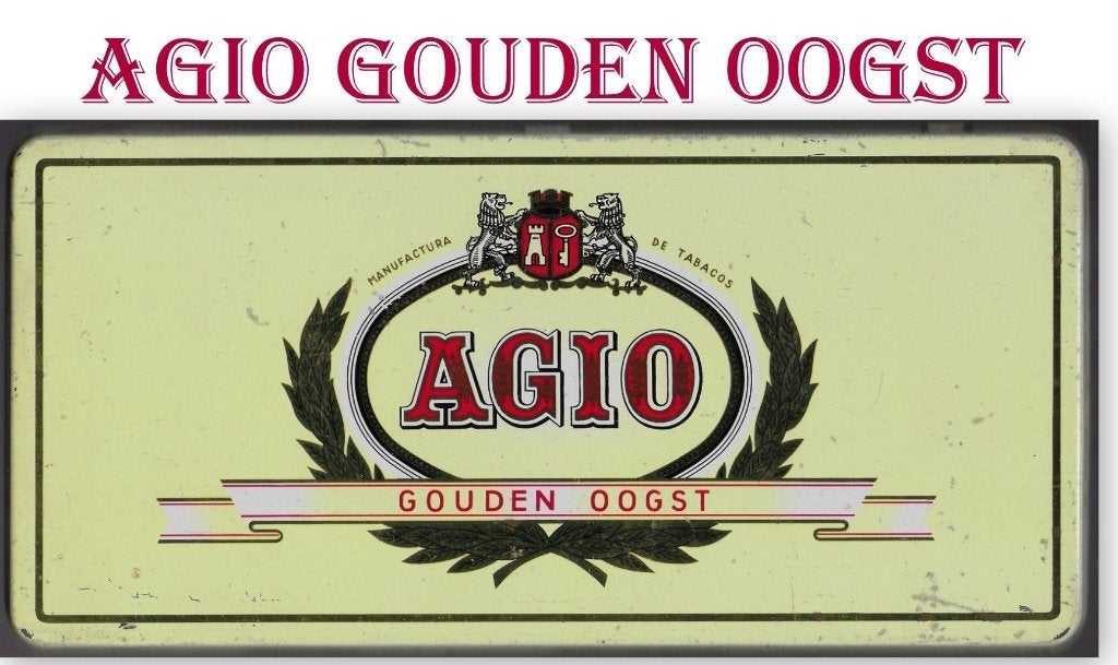 AGIO sigarenblik Gouden Oogst, Verzamelen, Blikken, Ophalen of Verzenden, Gebruikt, Overige