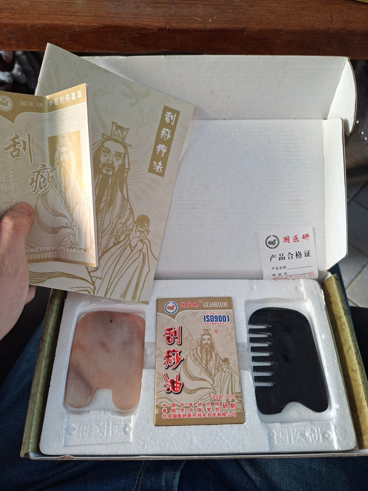 Gua Sha Set - Traditionele Chinese Massage Tools, Ophalen, Nieuw, Overige typen