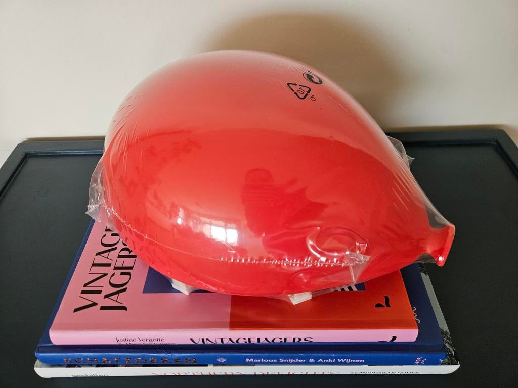 IKEA DRÖMMING ballon lamp rood – design lamp – nieuw, Ophalen of Verzenden, Nieuw, Kunststof