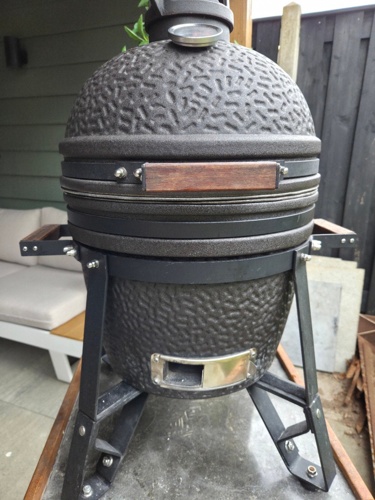 Bastard Urban Compact Kamado met diverse accessoires, Tuin en Terras, Barbecue-accessoires, Ophalen, Zo goed als nieuw, Bastard