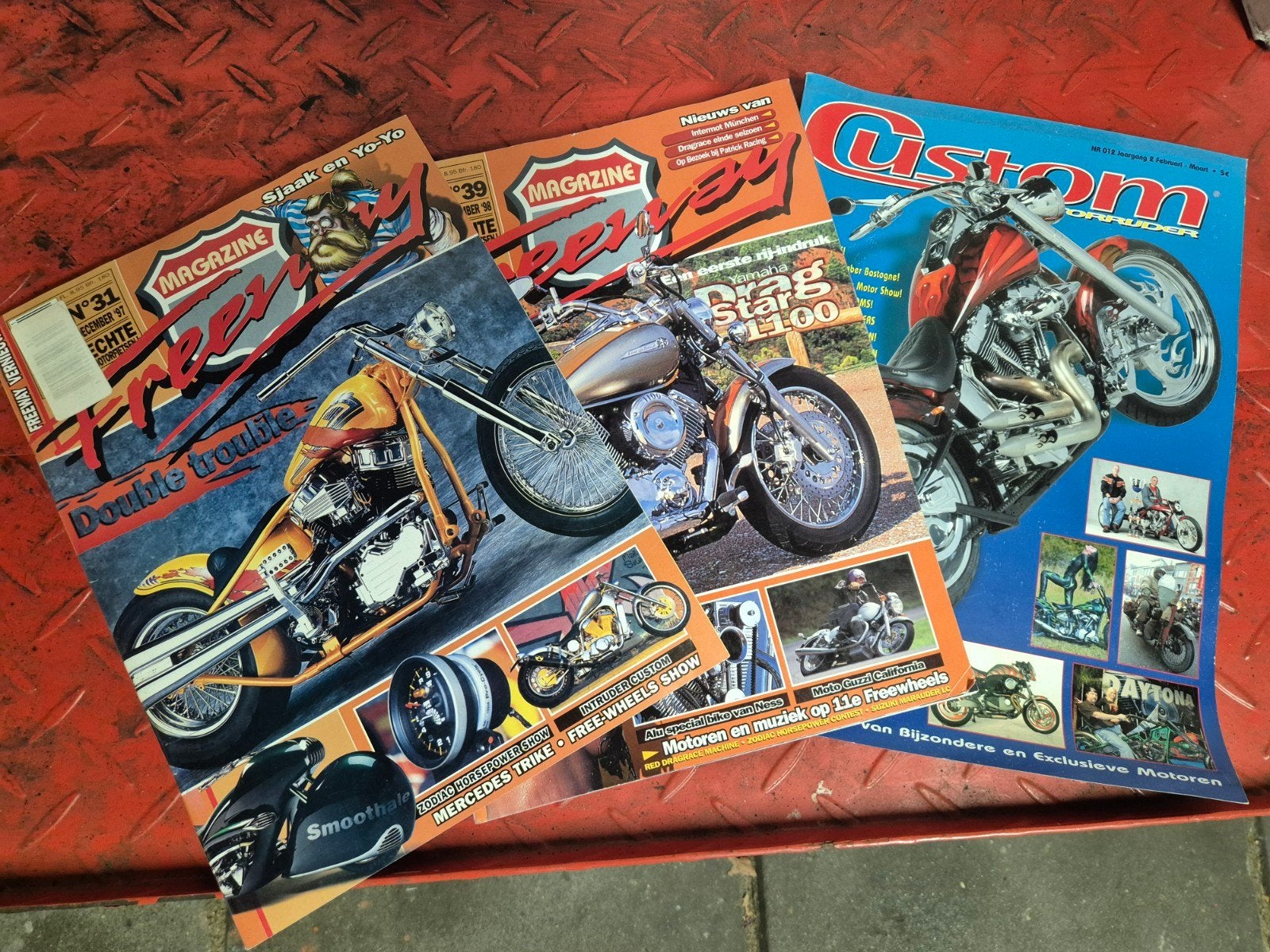 Freeway en Custom motormagazine NL, Ophalen of Verzenden
