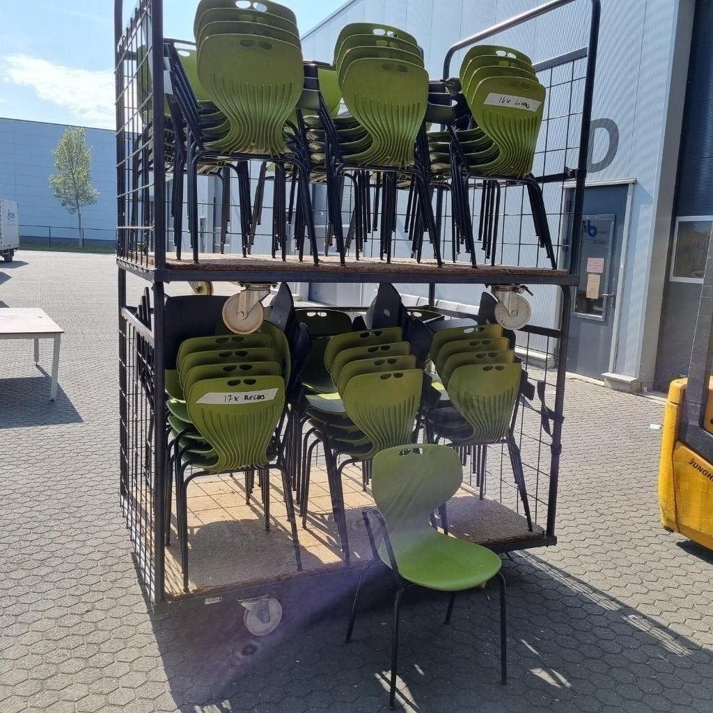 20 STUKS AHREND 450 CONFERENTIESTOEL STUDIESTOEL MET BLAD, Ophalen, Gebruikt, Kunststof, Vijf, Zes of meer stoelen