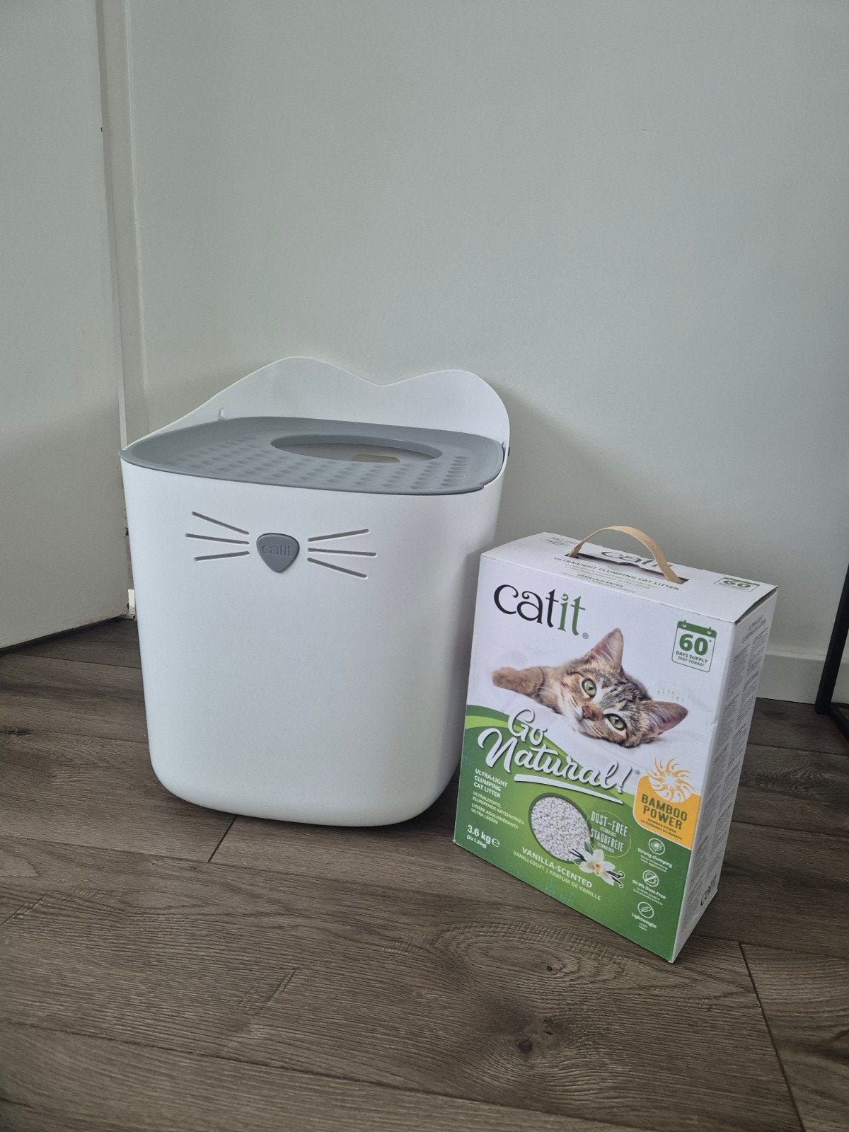 Catit Pixie Litter box | Design kattenbak | Als nieuw, Dieren en Toebehoren, Kattenbakken, Zo goed als nieuw, Ophalen