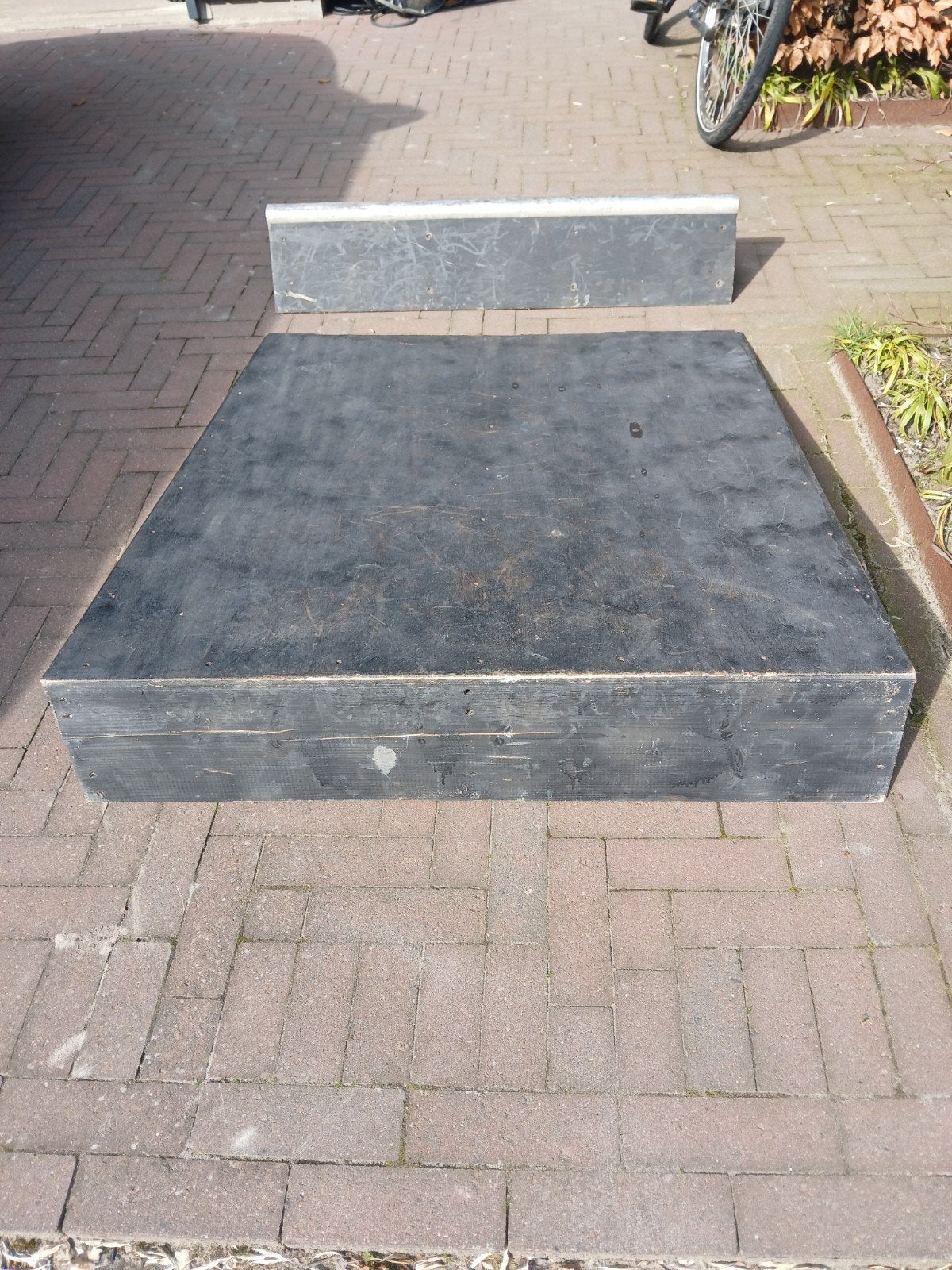 Skateboard schans en grind rail, Ophalen