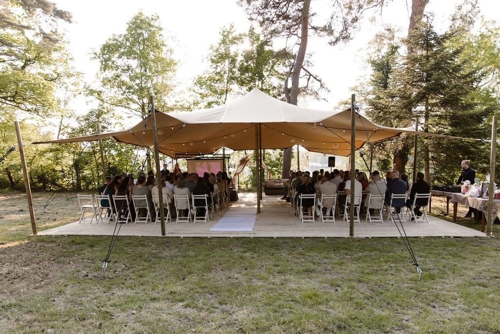 Stretchtent voor evenementen en feesten - Diverse maten, Gebruikt, Overige typen, 6 meter of meer, 8 meter of meer