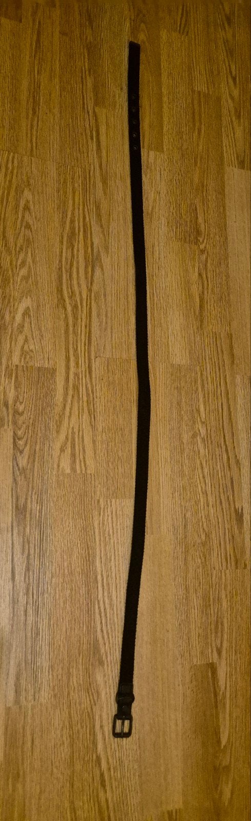 Smalle zwarte leren riem Esprit – maat 95 (1,8 cm breed), Minder dan 3 cm, Zwart, 90 tot 100 cm, Tailleriem