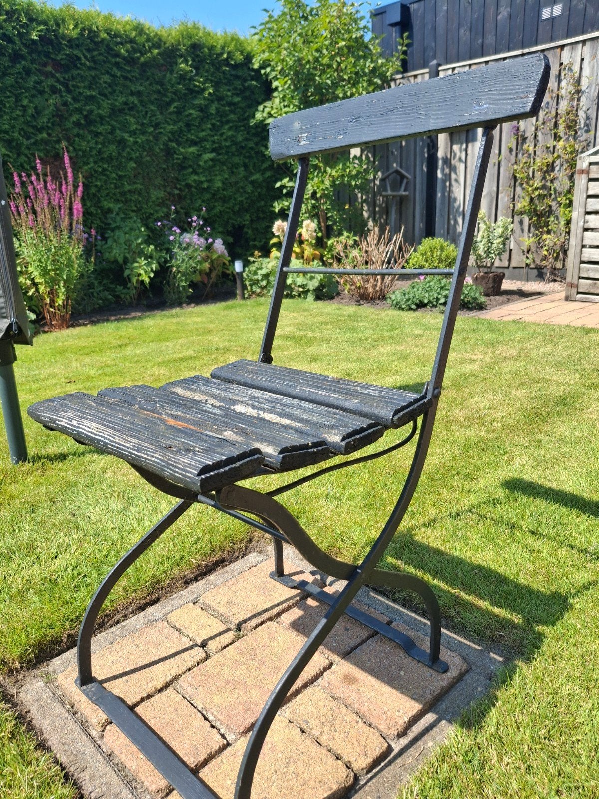 bistrostoel  origineel oud frame, Ophalen