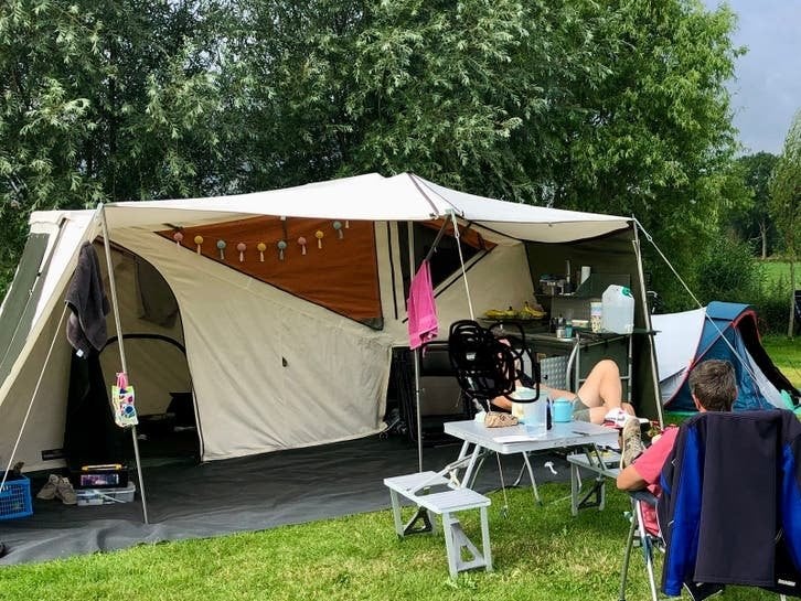 Holtkamper Cocoon S 2004/2019 nw tent! + James Cook Keuken!, Ophalen, Tot en met 2, Aanwezig, Holtkamper