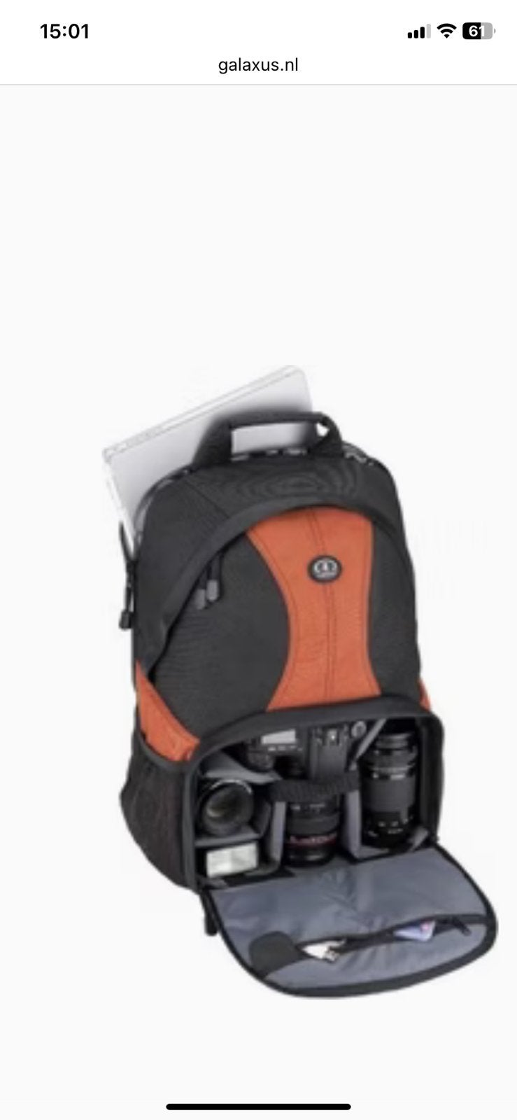Tamrac Aero fototas/ laptoptas, Zijvakken, Overige typen, Ophalen of Verzenden, Zo goed als nieuw