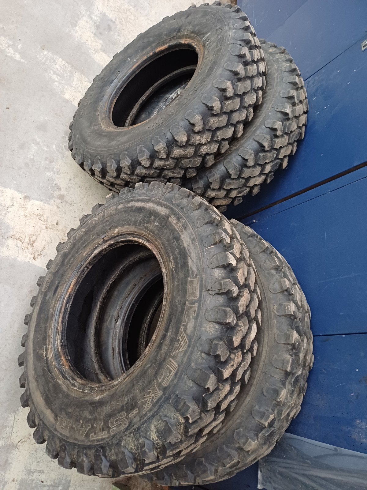 4 stuks modder banden 16 inch, Ophalen