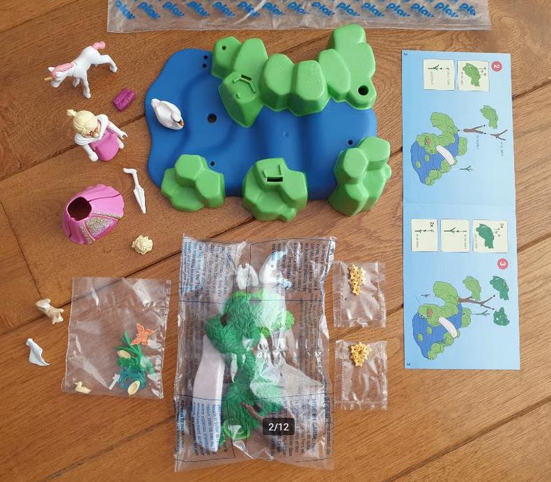 Playmobil Sprookjes tuin eenhoorn 4148 & prinses hond 70029, Kinderen en Baby's, Speelgoed | Playmobil, Ophalen of Verzenden, Nieuw