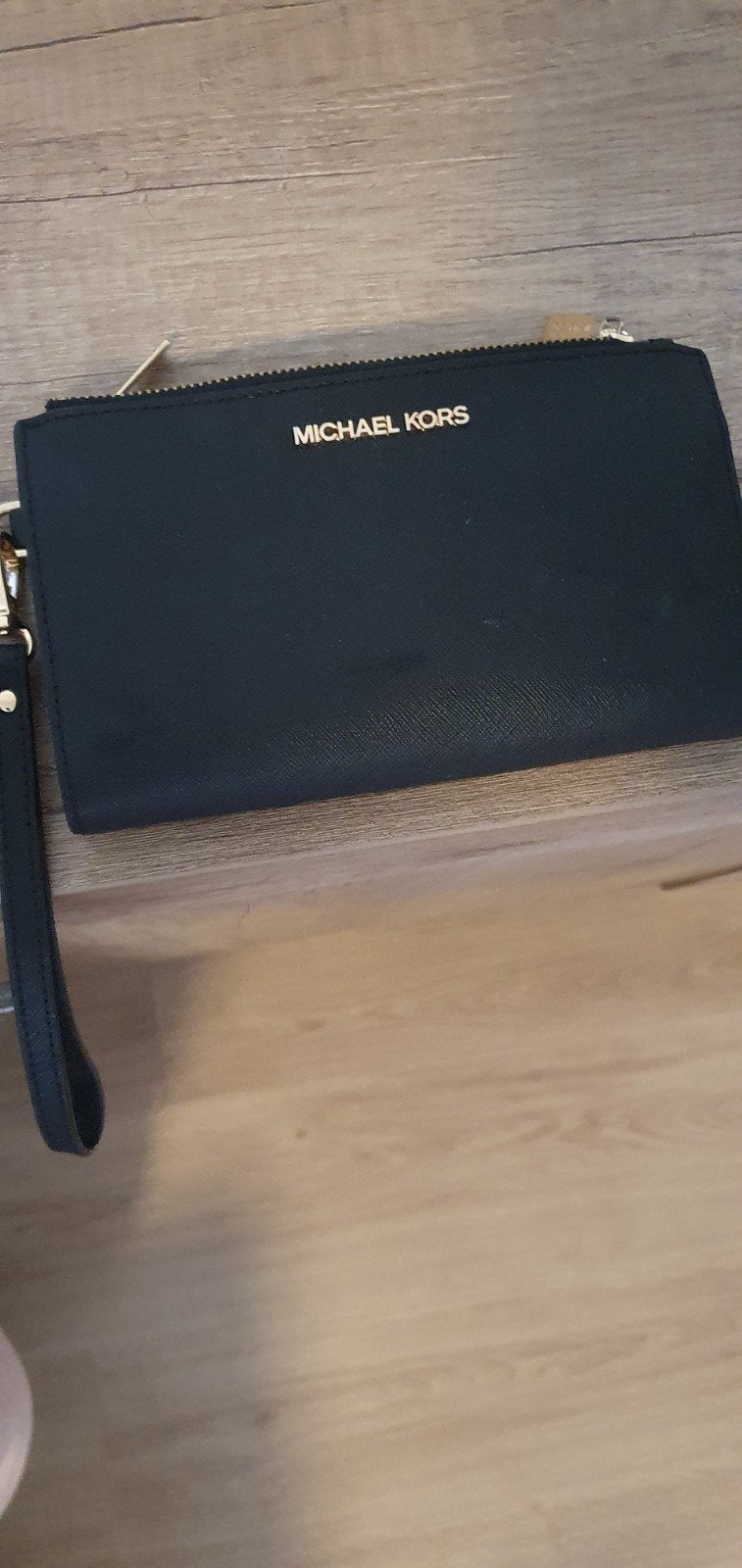 micheal kors, Sieraden, Tassen en Uiterlijk, Portemonnees, Zwart, Zo goed als nieuw, Leer, Ophalen