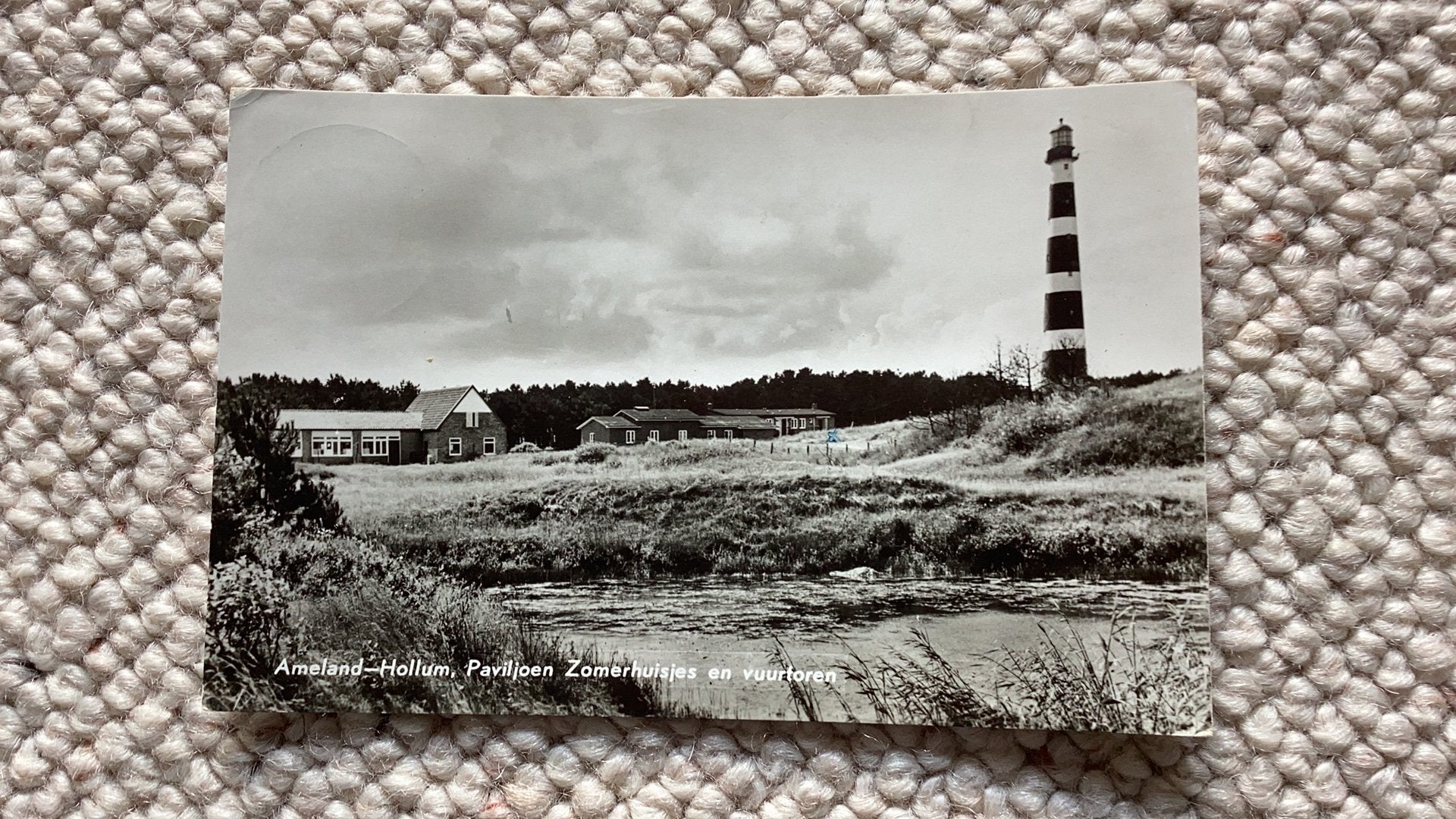 Ansichtkaart Hollum Ameland Paviljoen Zomerhuisjes 1963 999, Ophalen of Verzenden, 1960 tot 1980, Gelopen, Waddeneilanden