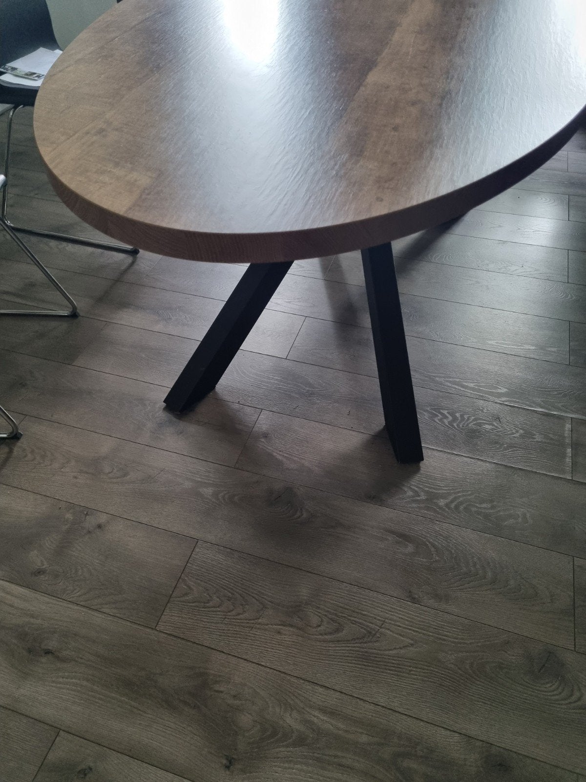 Lamulux eettafel 100x200cm, zgan, 100 tot 150 cm, Modern, Industrieel, 200 cm of meer, Zo goed als nieuw