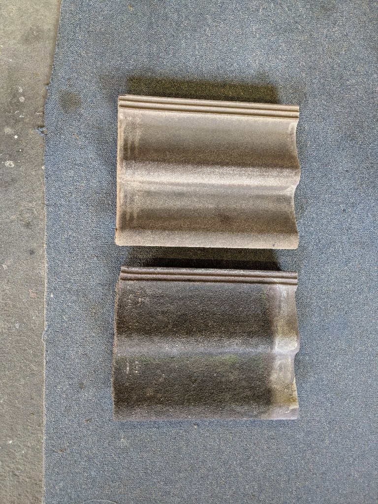 betonnen dakpannen; sneldekkers 50 ct/stuk, Ophalen, Overige materialen, Zo goed als nieuw, 15 m² of meer