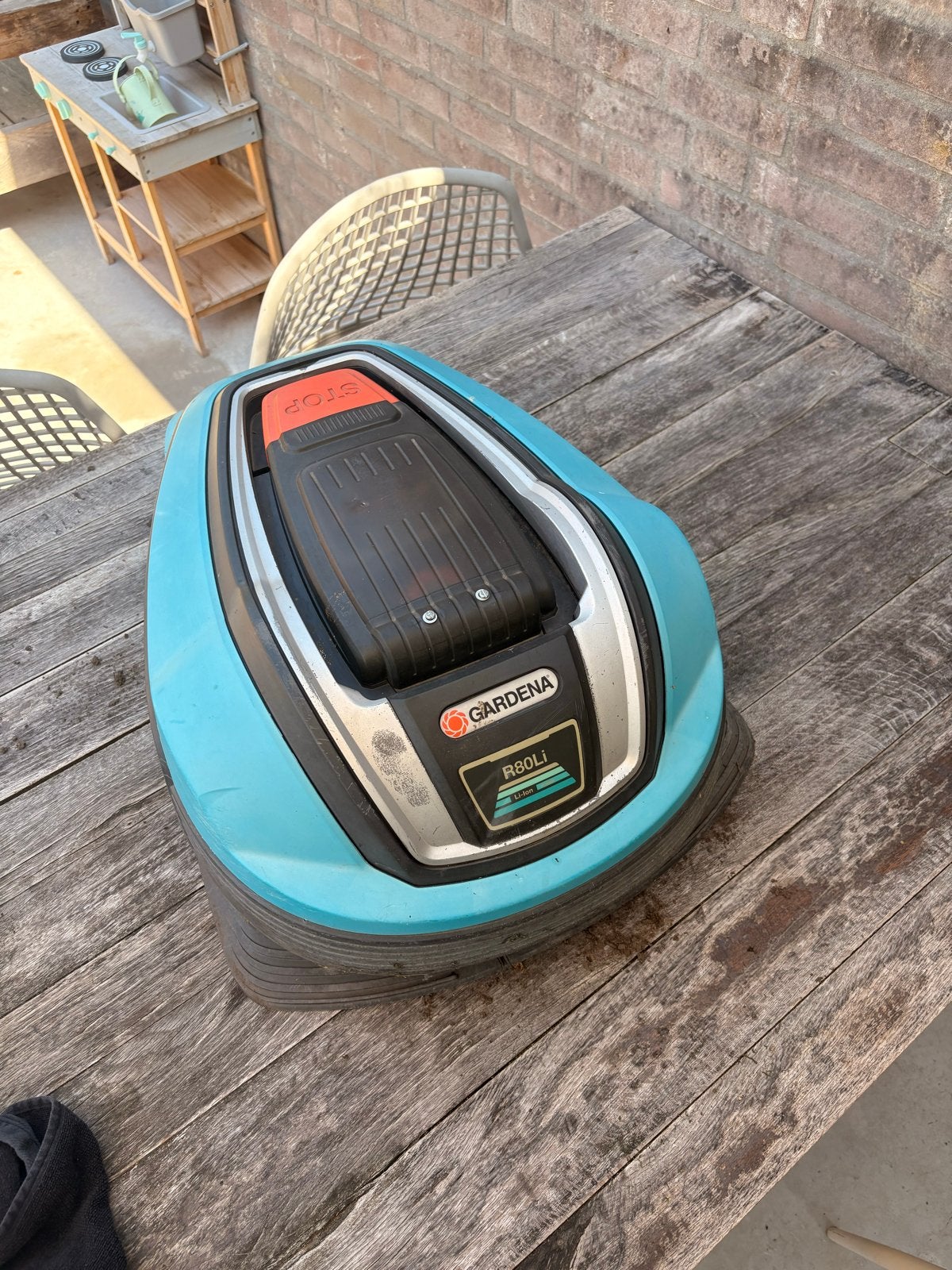 Gardena R80Li robotmaaier - Perfecte staat, compleet, Ophalen of Verzenden, Zo goed als nieuw