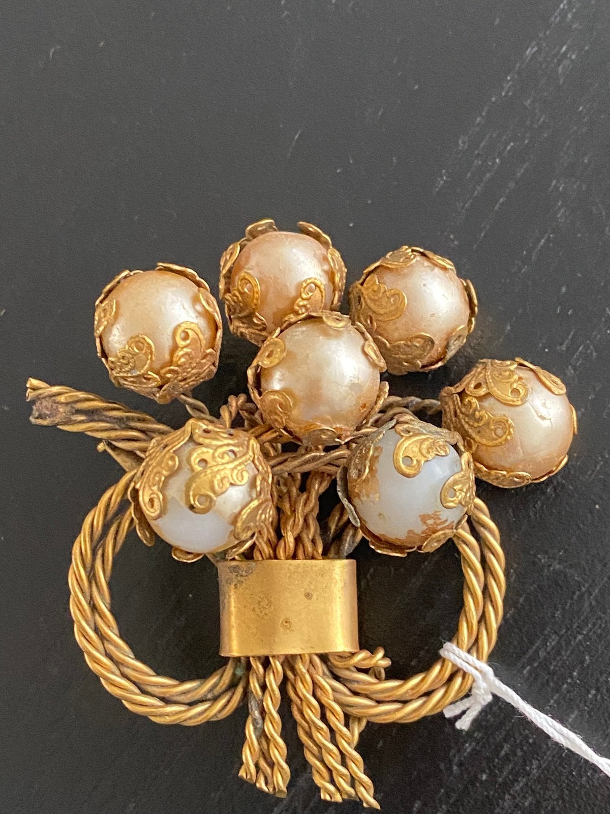 Antieke jaren ‘30 broche, Overige materialen, 4 tot 7 cm, Ophalen of Verzenden, Zo goed als nieuw