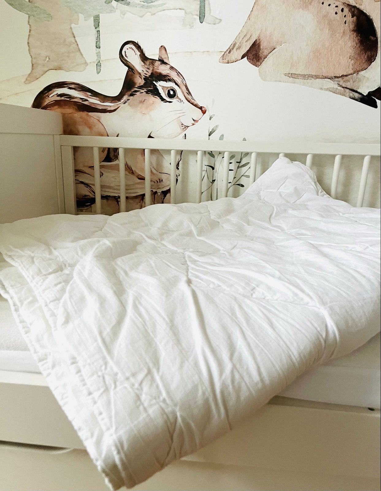 Fresh&Co 4 seizoenen peuterdekbed 85x120 cm, Kinderen en Baby's, Kinderkamer | Beddengoed, Jongetje of Meisje, Wit, Ophalen of Verzenden