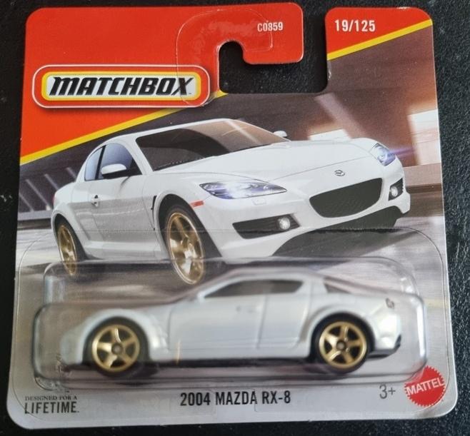 Matchbox 2004 mazda rx-8 wit, Ophalen of Verzenden, Nieuw, Auto
