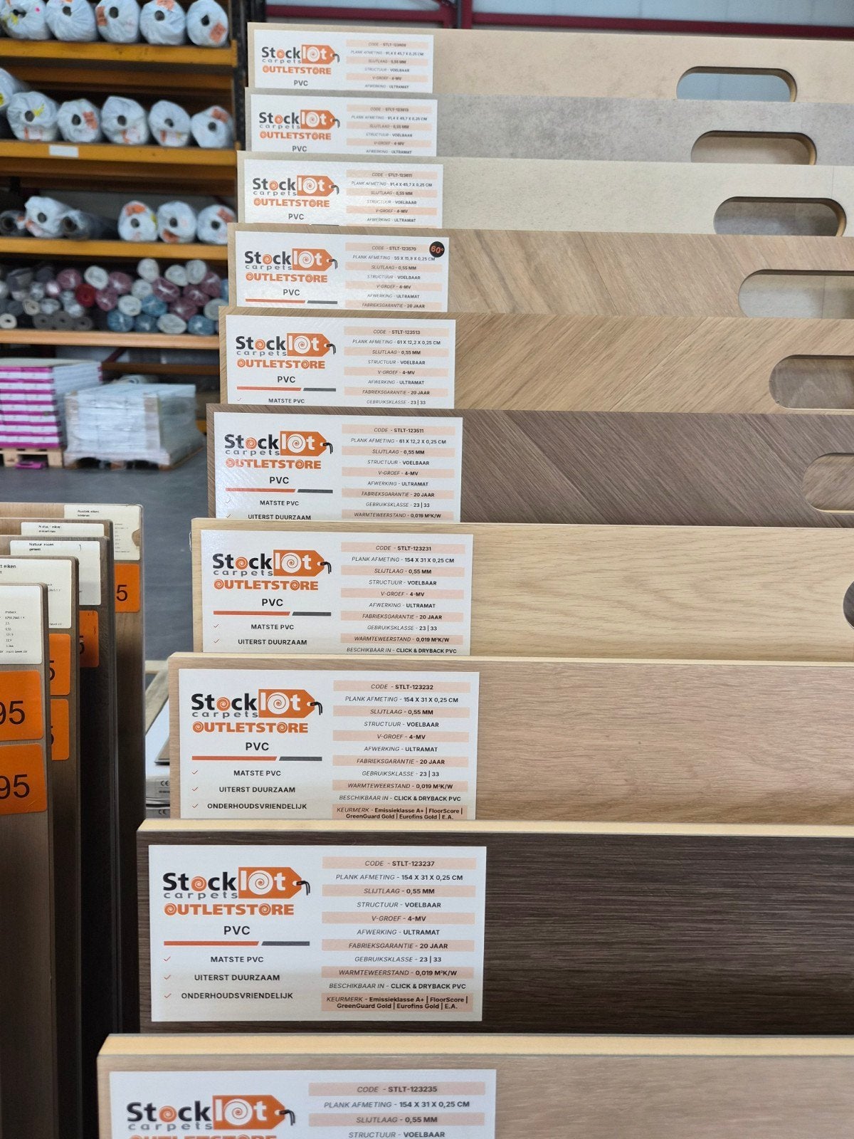 Diverse PVC Vloeren - Nieuw en Duurzaam, Overige typen, Nieuw, Ophalen of Verzenden, 10 m² of meer
