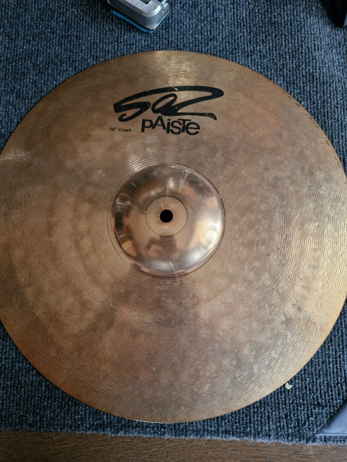 Paiste 502 Plus 16" Crash Cimbaal, Muziek en Instrumenten, Ophalen of Verzenden, Gebruikt, Drums of Percussie