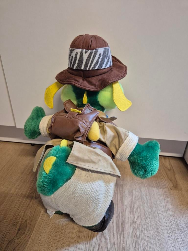 Gardaland mascotte schildpad knuffel, Ophalen of Verzenden