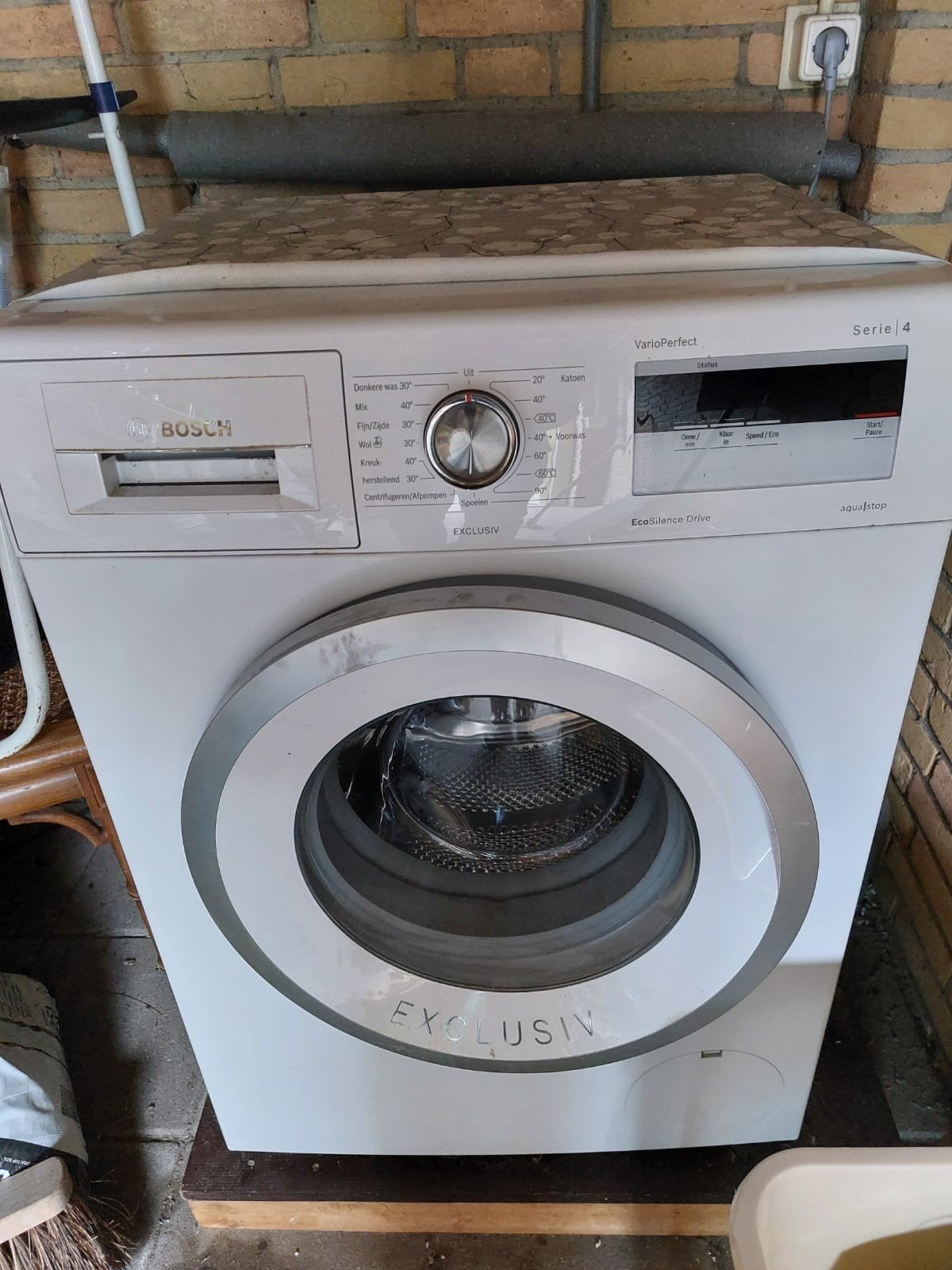 Bosch Serie 4 VarioPerfect Wasmachine - EcoSilence Drive, Witgoed en Apparatuur, Ophalen, 6 tot 8 kg, Gebruikt, Voorlader