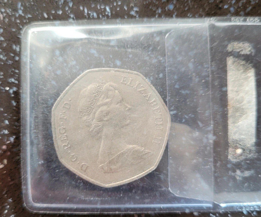 50 pence 1973 UK, Ophalen of Verzenden, Overige landen