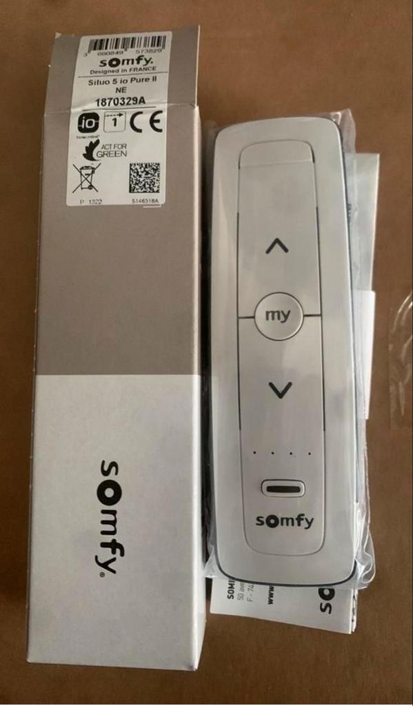 Somfy Situo 5 io Pure II afstandsbediening - Nieuw, Ophalen of Verzenden, Nieuw