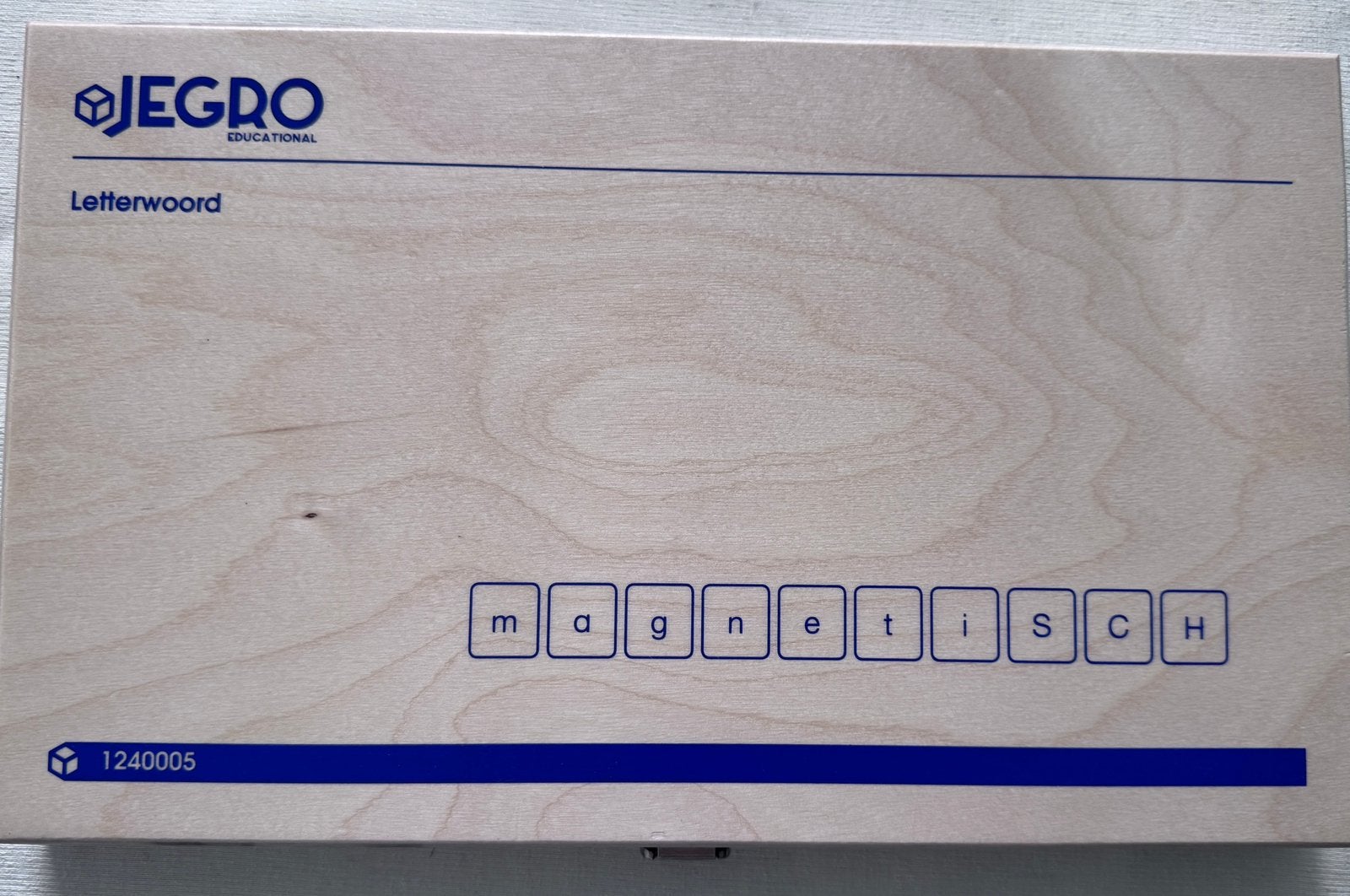 Jegro Letterwoord Magnetisch -Educatieve Houten Letterdoos, Kinderen en Baby's, Speelgoed | Educatief en Creatief, Ophalen of Verzenden
