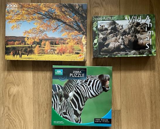 Puzzels natuur en vliegtuig, Hobby en Vrije tijd, Denksport en Puzzels, Ophalen of Verzenden, 500 t/m 1500 stukjes, Zo goed als nieuw