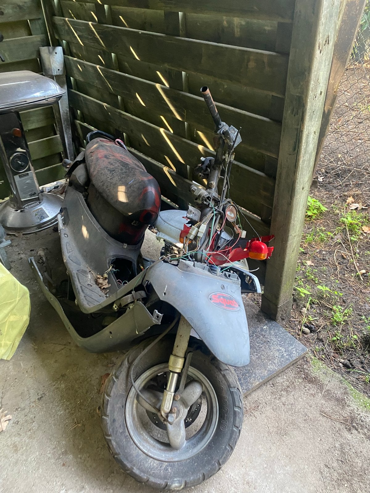 Scooter project: geen papieren, geen sleutel, zonder onderde, Ophalen, Gebruikt, Blok, Overige merken