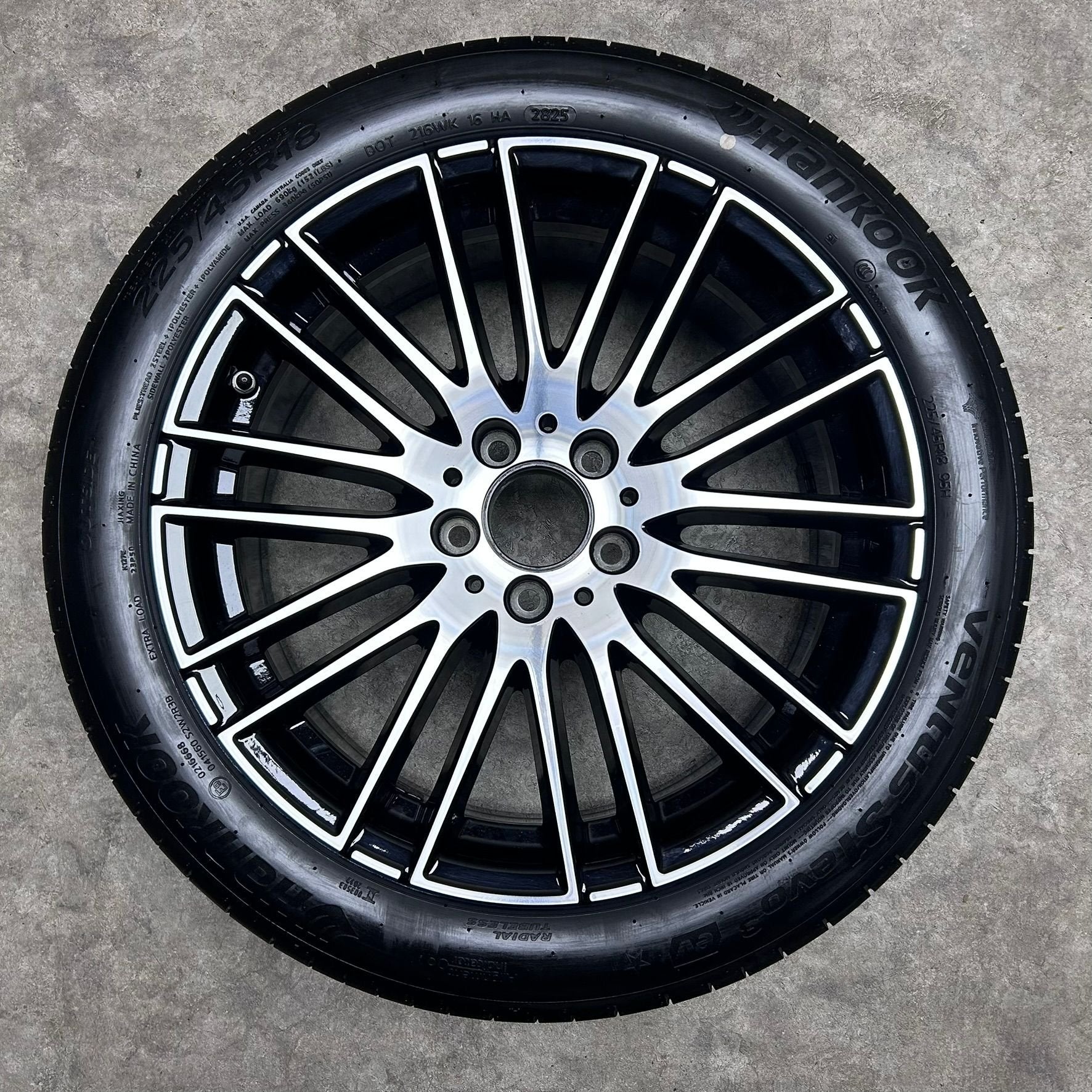18 inch originele velgen + zomerbanden MB C klasse W206, 18 inch, Gebruikt, -, -