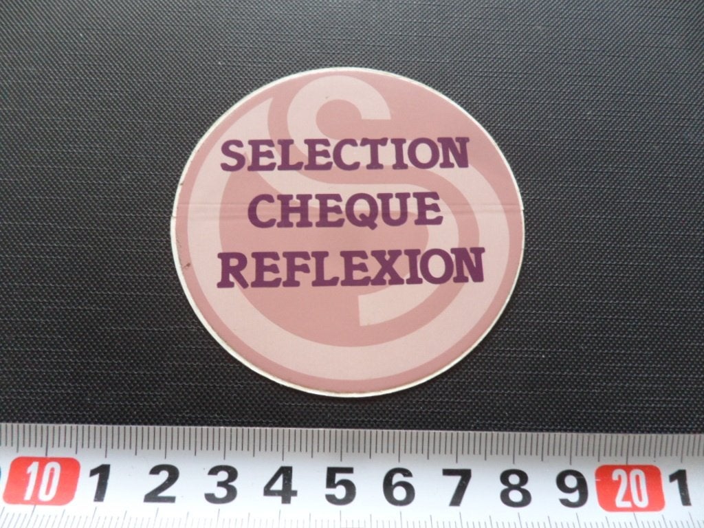 sticker Selection cheque reflexion, Verzamelen, Stickers, Zo goed als nieuw, Ophalen