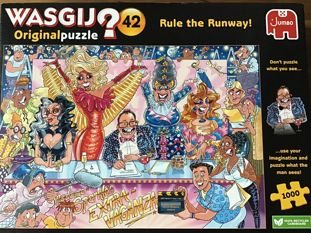 Was Gij puzzel nr 42 Rule rhe Runway 1000 stukjes, Ophalen of Verzenden, 500 t/m 1500 stukjes, Zo goed als nieuw, Legpuzzel