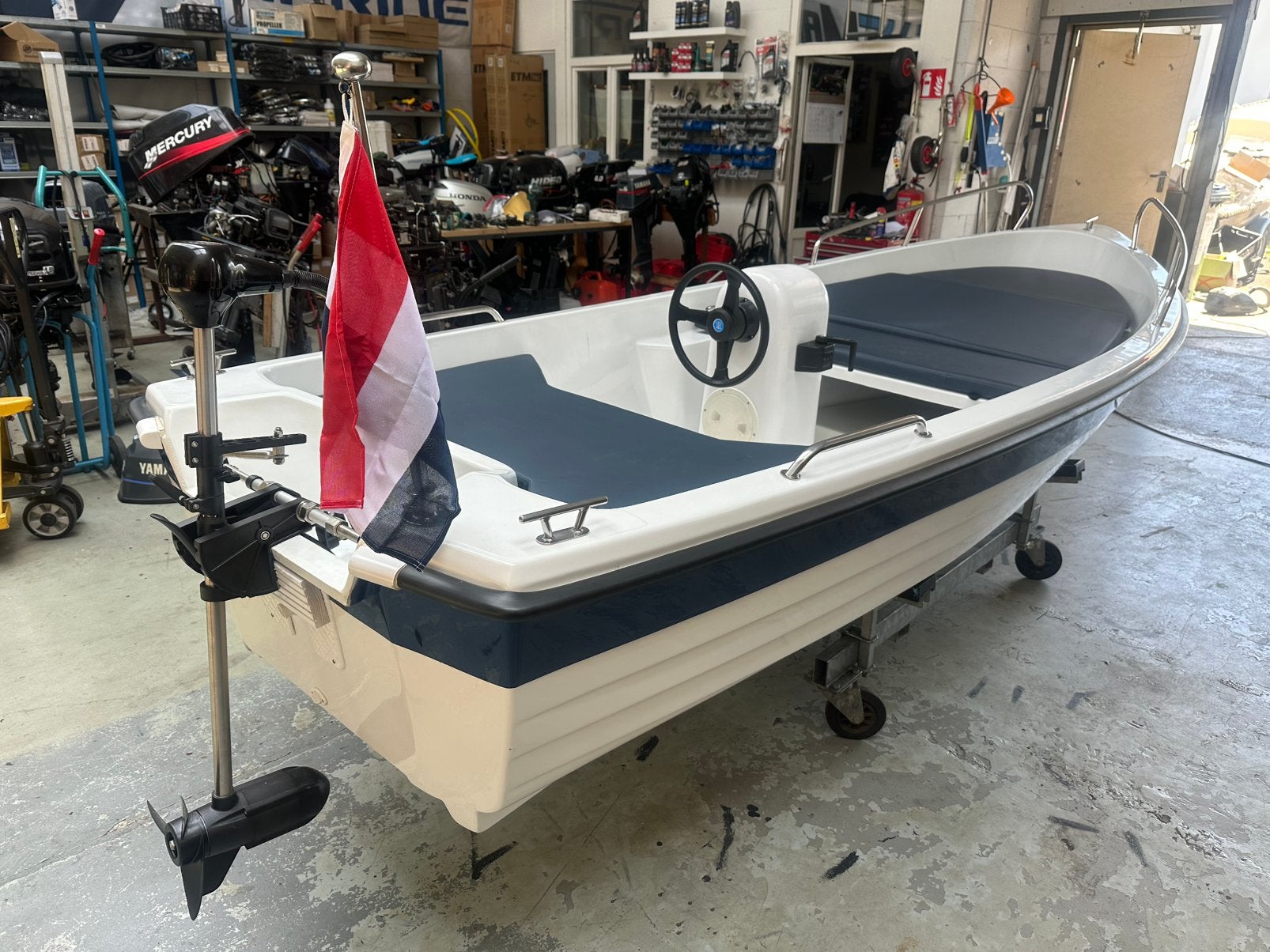 Nieuwe consoleboot 4.10m incl 24 volt elektrische motor!, Overige merken, Maxum, Elektrisch, Nieuw