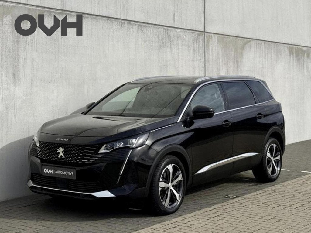 Peugeot 5008 1.2 GT | Leer | Memory | Massage | Cam | Focal, 15 km/l, Gebruikt, Zwart, 1199 cc