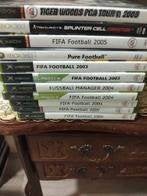11 x box spellen meest voetbal liefst in 2 koop, 1 speler, Eén computer, Ophalen of Verzenden, Zo goed als nieuw