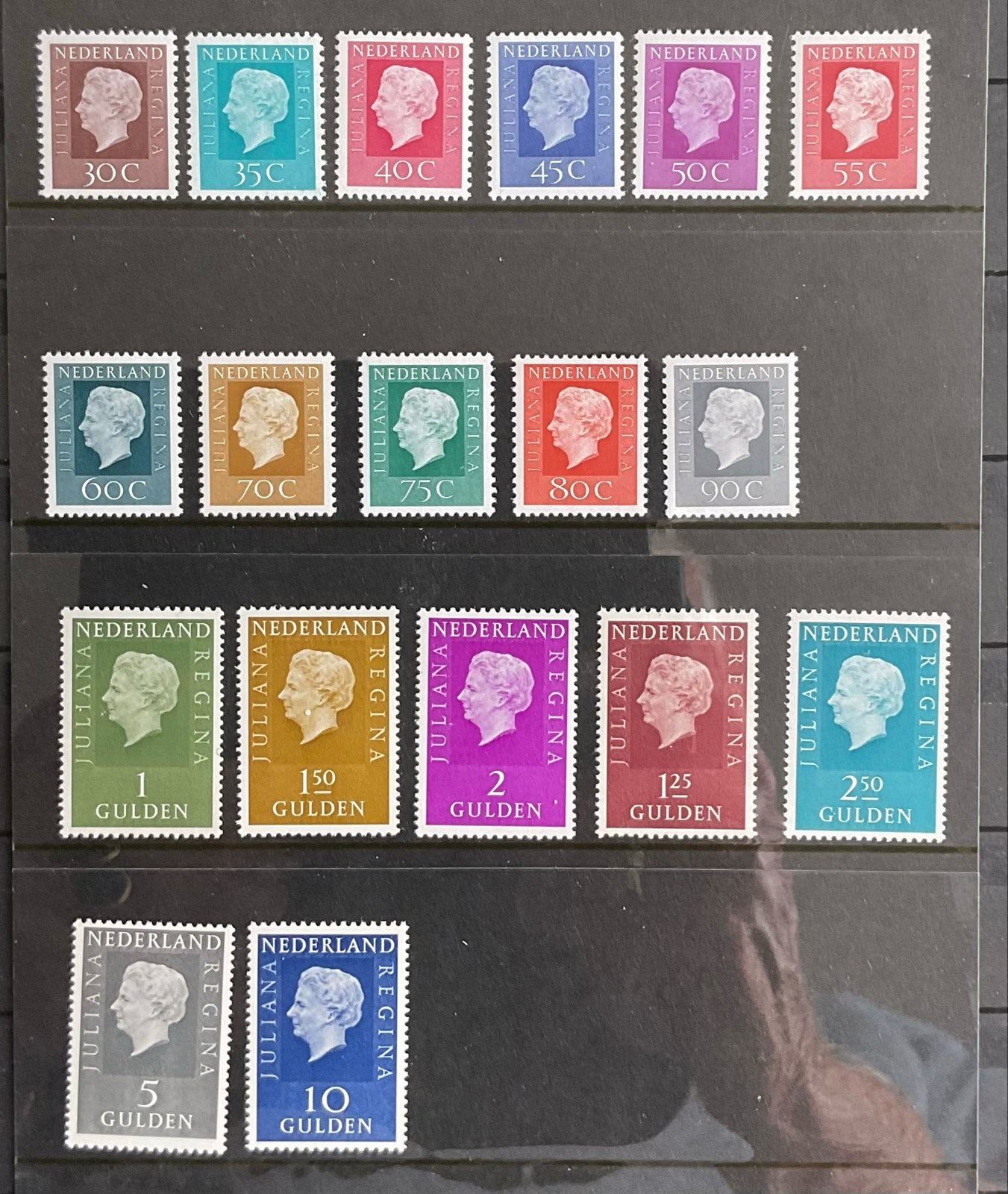 1971 Nederlandse postzegels Juliana Regina - postfris., Ophalen of Verzenden, Na 1940, Postfris