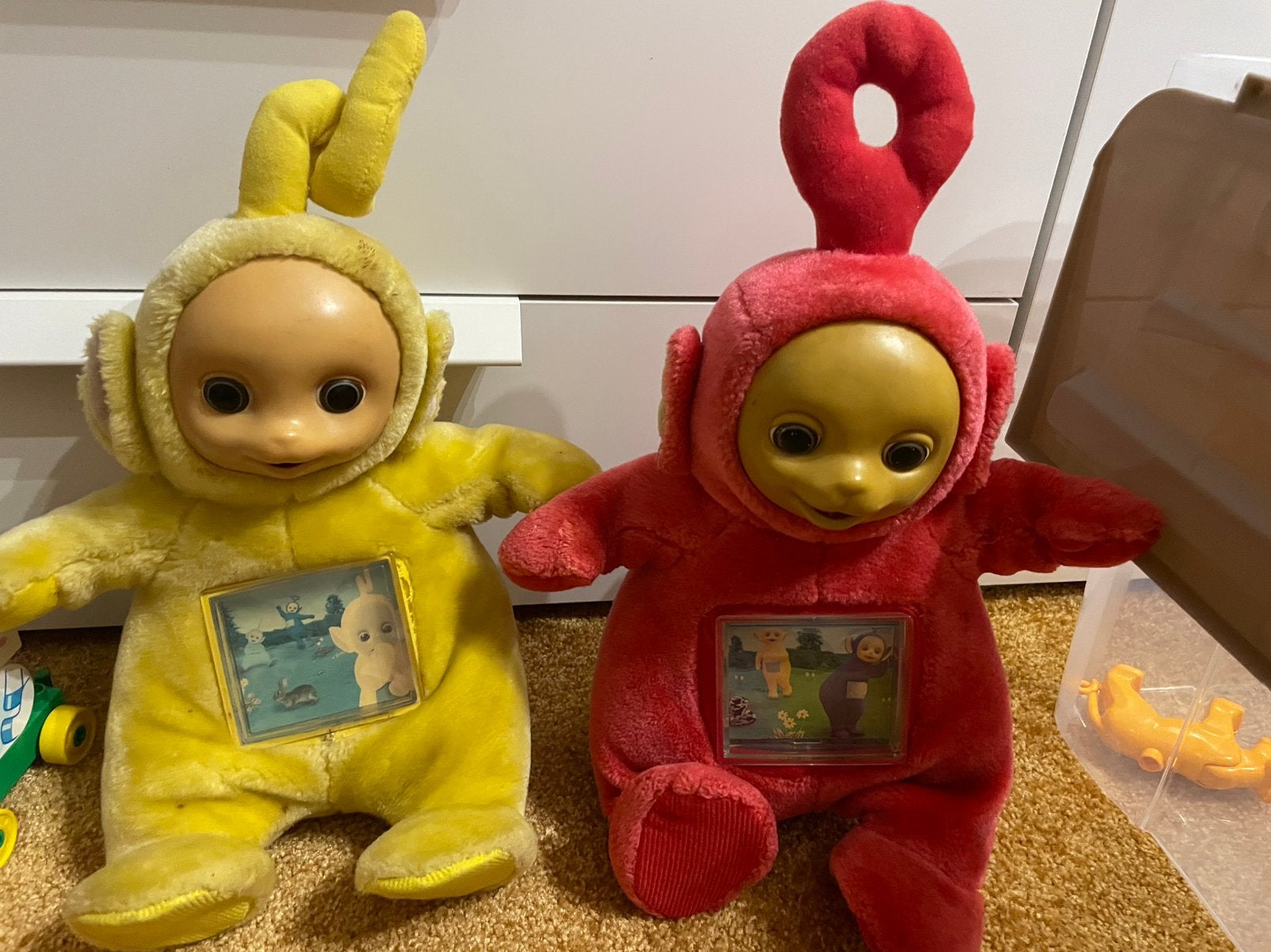 Teletubbies knuffels vintage, Gebruikt, Overige merken, Overige typen, Middelgroot (20 tot 80 cm)