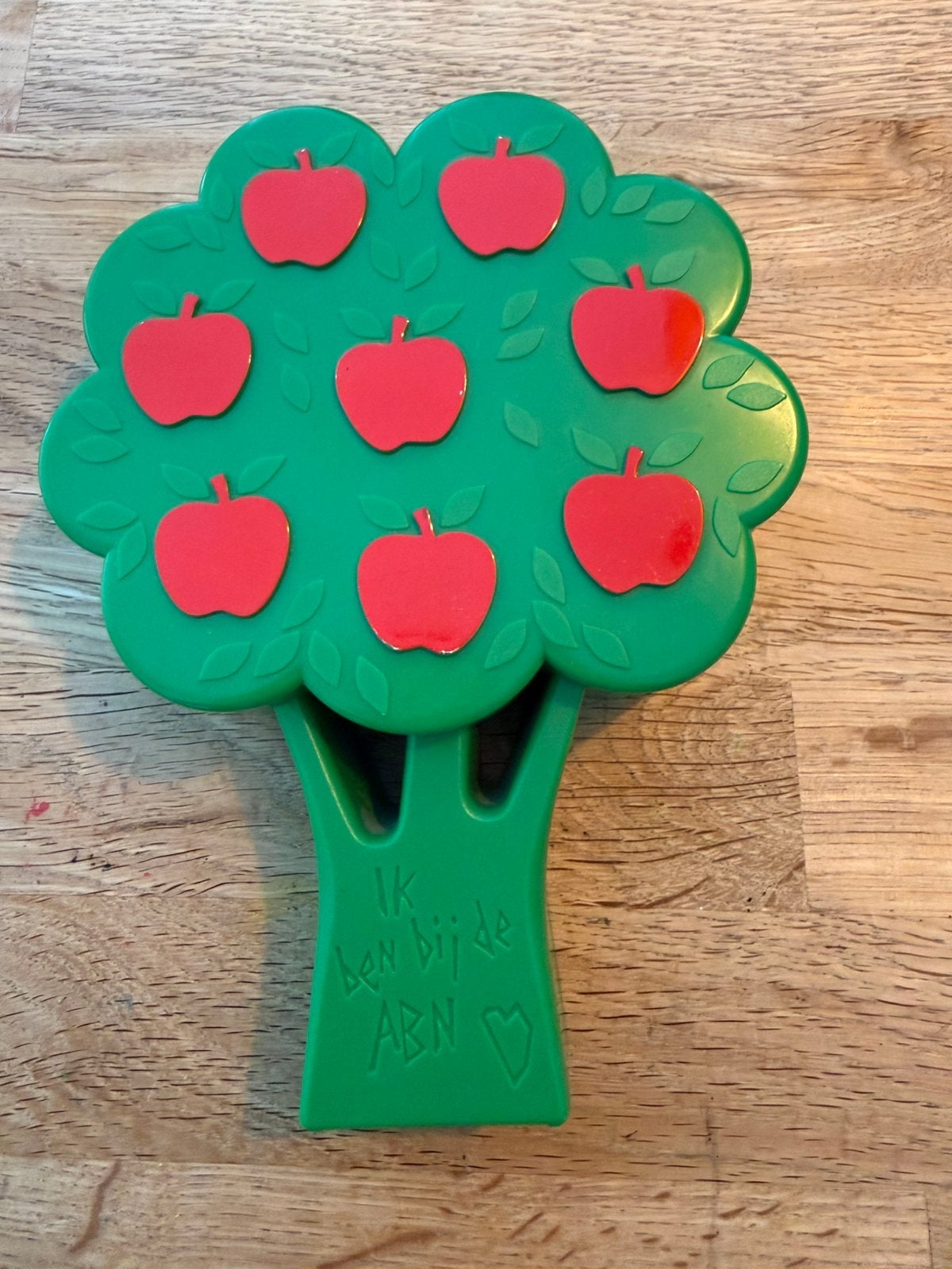 Vintage spaarpot - ik ben bij de ABN - appelboom, Verzamelen, Ophalen of Verzenden, Zo goed als nieuw