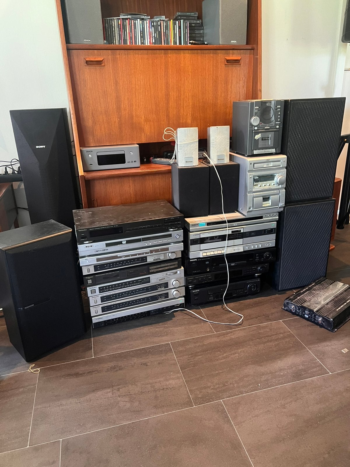 Grote Partij Audio Apparatuur- Tuners , speakers, Technics, Ophalen, Gebruikt, Speakers, Overige merken