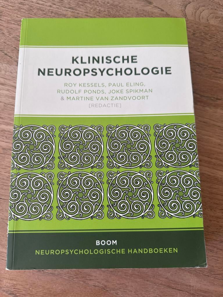 Handboek Klinische Neuropsychologie, Boeken, Studieboeken en Cursussen, Ophalen, Gamma, Gelezen, WO