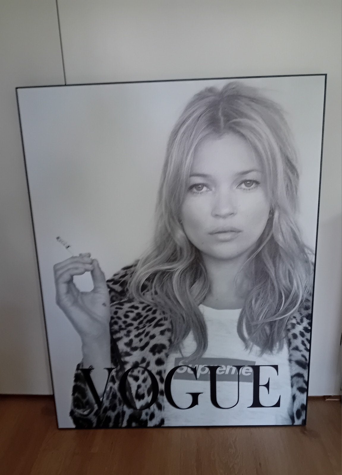 Kate Moss Poster op houten Frame, Ophalen, Foto of Poster