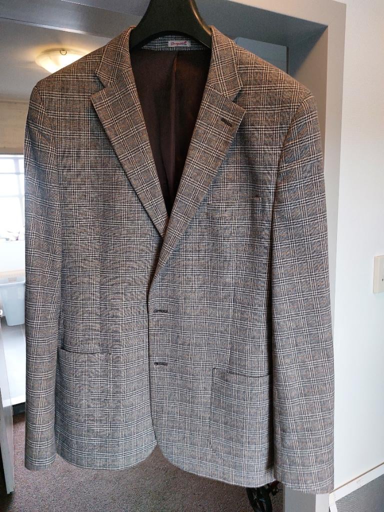 Bruin/grijs Colbert - maat 54, Kleding | Heren, Kostuums en Colberts, Maat 52/54 (L), Overige kleuren, Verzenden, Zo goed als nieuw