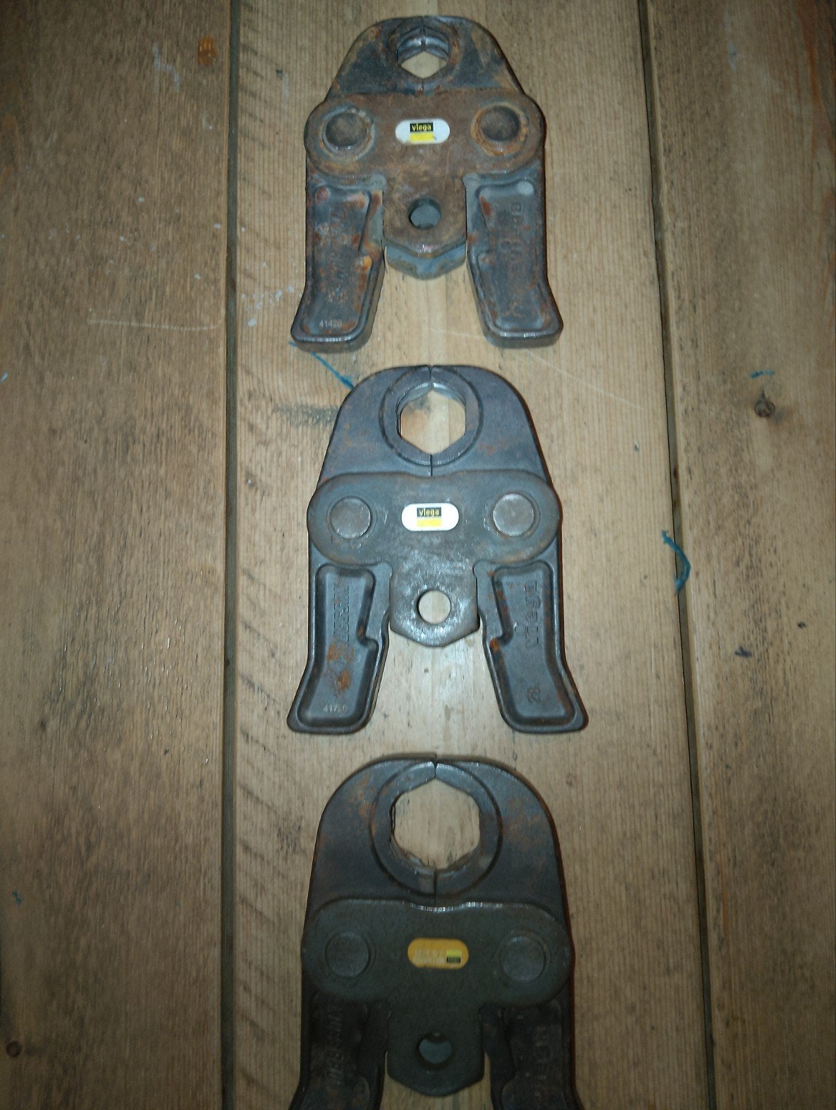 Viega persbekken 22, 28, 35 mm, Doe-het-zelf en Verbouw, Gereedschap | Handgereedschap, Ophalen, Gebruikt, Overige typen, Viega
